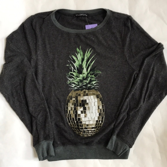 NWT Wildfox Party Pineapple Sweatshirt - Picture 2 of 6